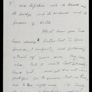 a page of handwritten text