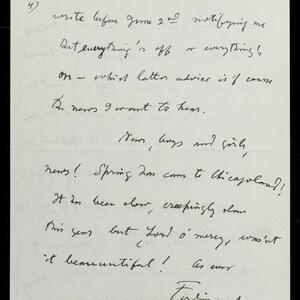 a page of handwritten text