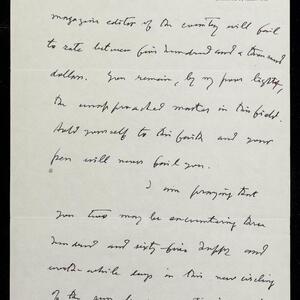 a page of handwritten text