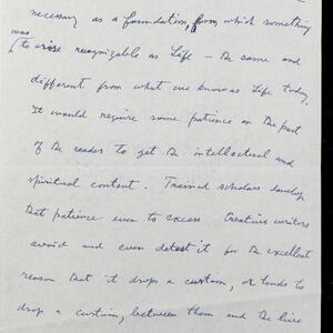 a page of handwritten text