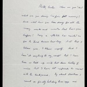 a page of handwritten text