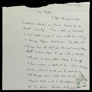 a page of handwritten text