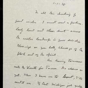 a page of handwritten text