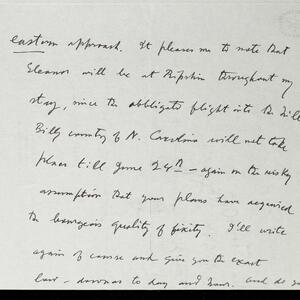 a page of handwritten text