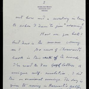 a page of handwritten text