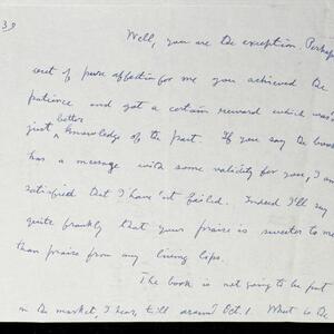 a page of handwritten text