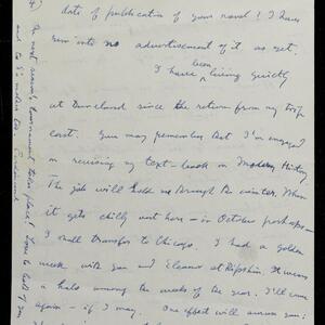 a page of handwritten text