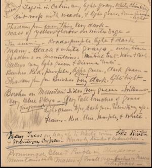 a page of handwritten text