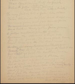 a page of handwritten text