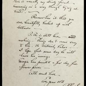 a page of handwritten text