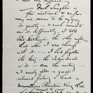 a page of handwritten text
