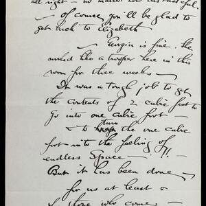 a page of handwritten text