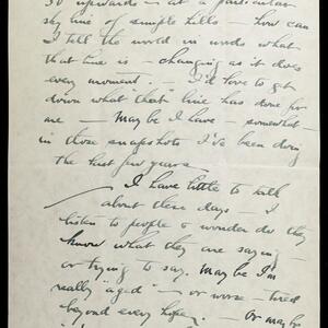 a page of handwritten text