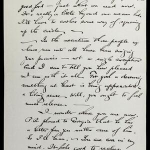 a page of handwritten text