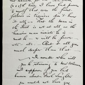 a page of handwritten text