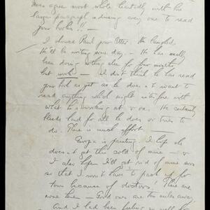a page of handwritten text