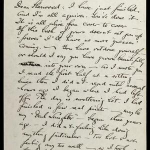 a page of handwritten text