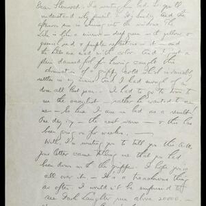 a page of handwritten text