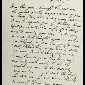 a page of handwritten text