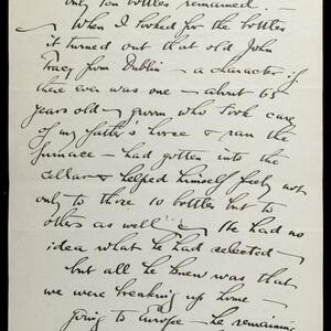 a page of handwritten text