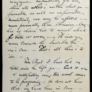 a page of handwritten text