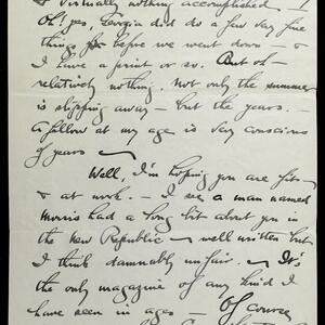 a page of handwritten text