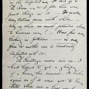 a page of handwritten text