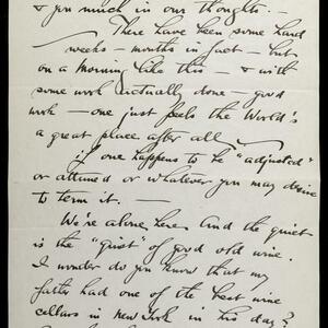 a page of handwritten text