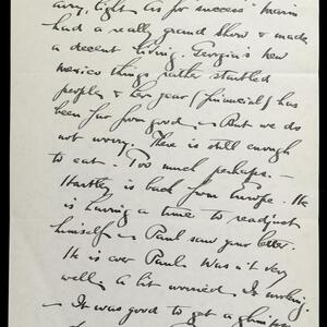 a page of handwritten text