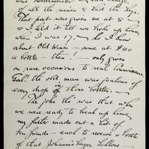 a page of handwritten text