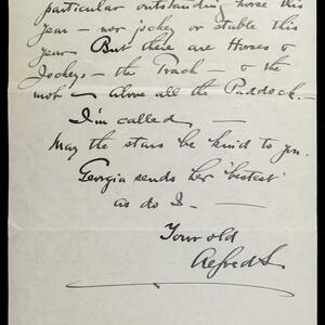 a page of handwritten text