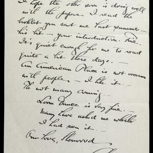a page of handwritten text