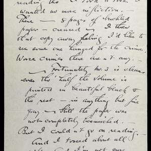 a page of handwritten text