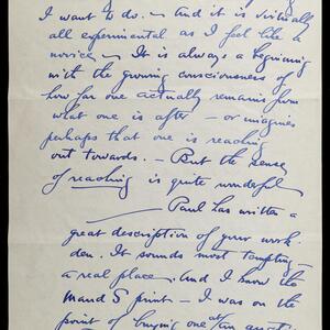 a page of handwritten text