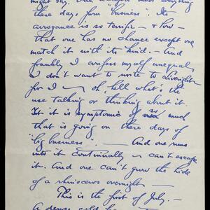 a page of handwritten text
