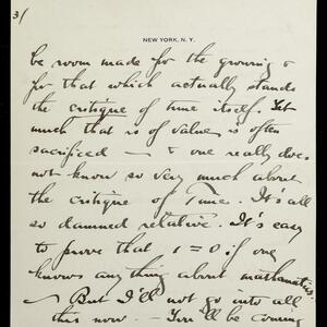a page of handwritten text