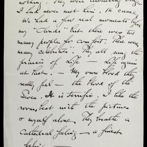 a page of handwritten text