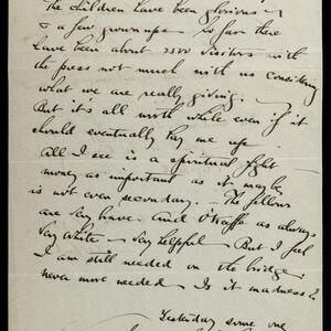 a page of handwritten text