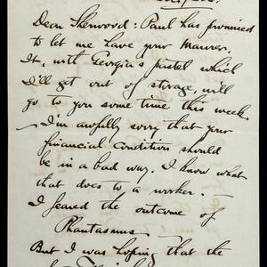 a page of handwritten text