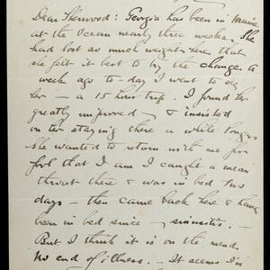 a page of handwritten text