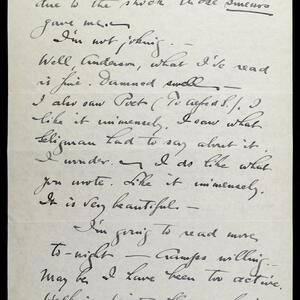 a page of handwritten text