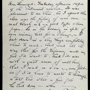 a page of handwritten text