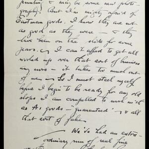 a page of handwritten text