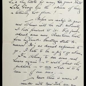a page of handwritten text