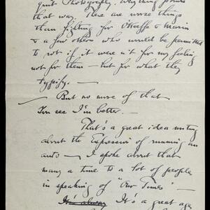 a page of handwritten text