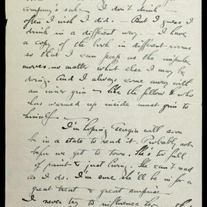 a page of handwritten text