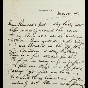 a page of handwritten text