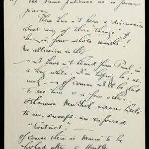 a page of handwritten text