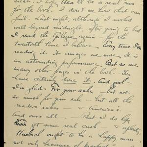 a page of handwritten text