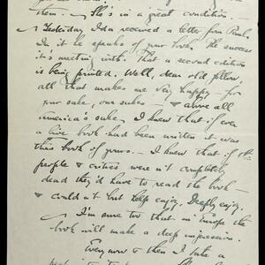 a page of handwritten text